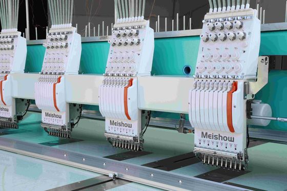 1200RPM Komputer Płaska maszyna do haftowania 12 głowica dla tkaniny i odzieży