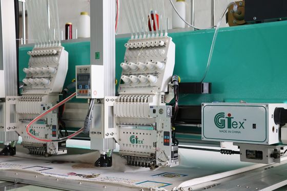 Aluminium ramy laserowej cięcia Maszyna haftowania 20 głowy obszar dostosowania