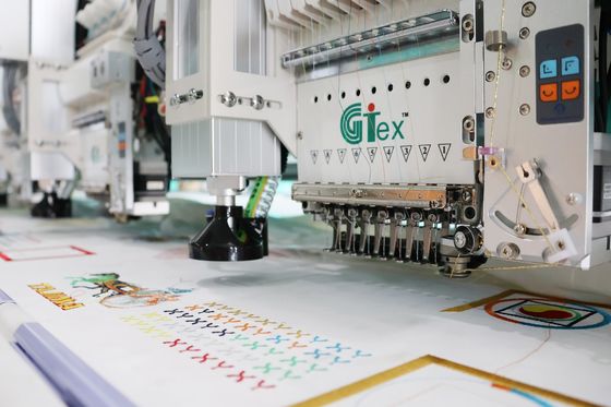 Komputeryzowana maszyna do haftowania sznurków z systemem cięcia laserowego